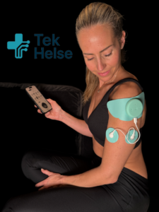 TENS og EMS trådløst massasjeapparat for smertelindring