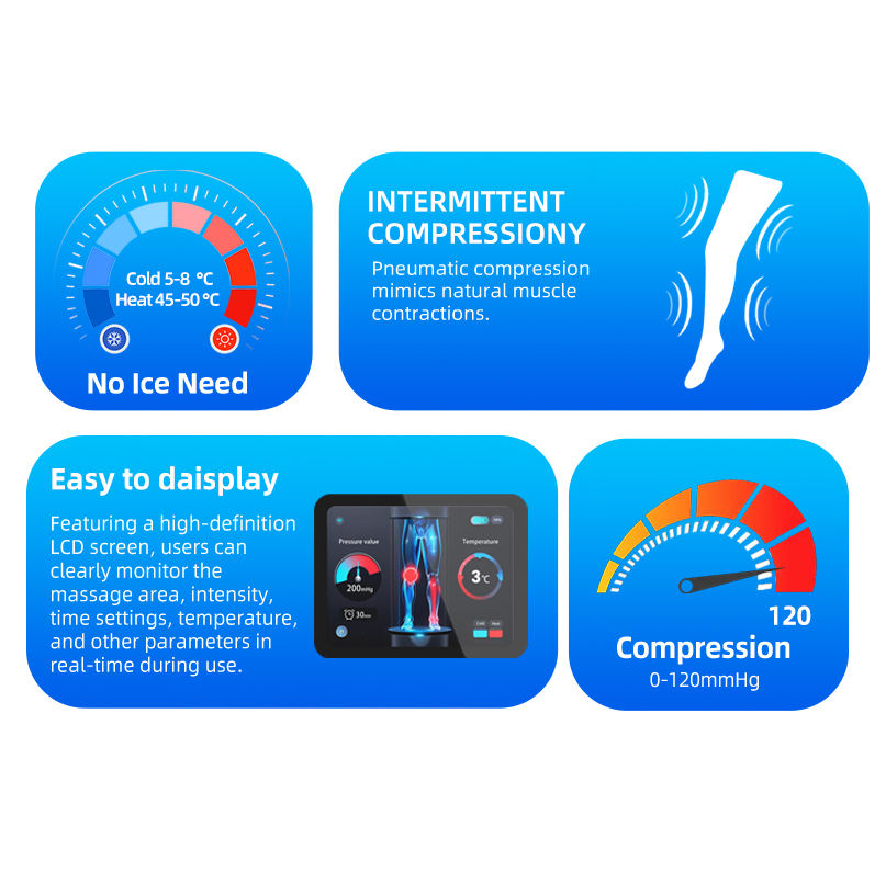 Elektrisk kuldeterapi-system for skulder og kropp – isløs kompresjonsterapi - Bilde 7